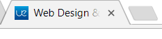 Urban element favicon shown in meta title