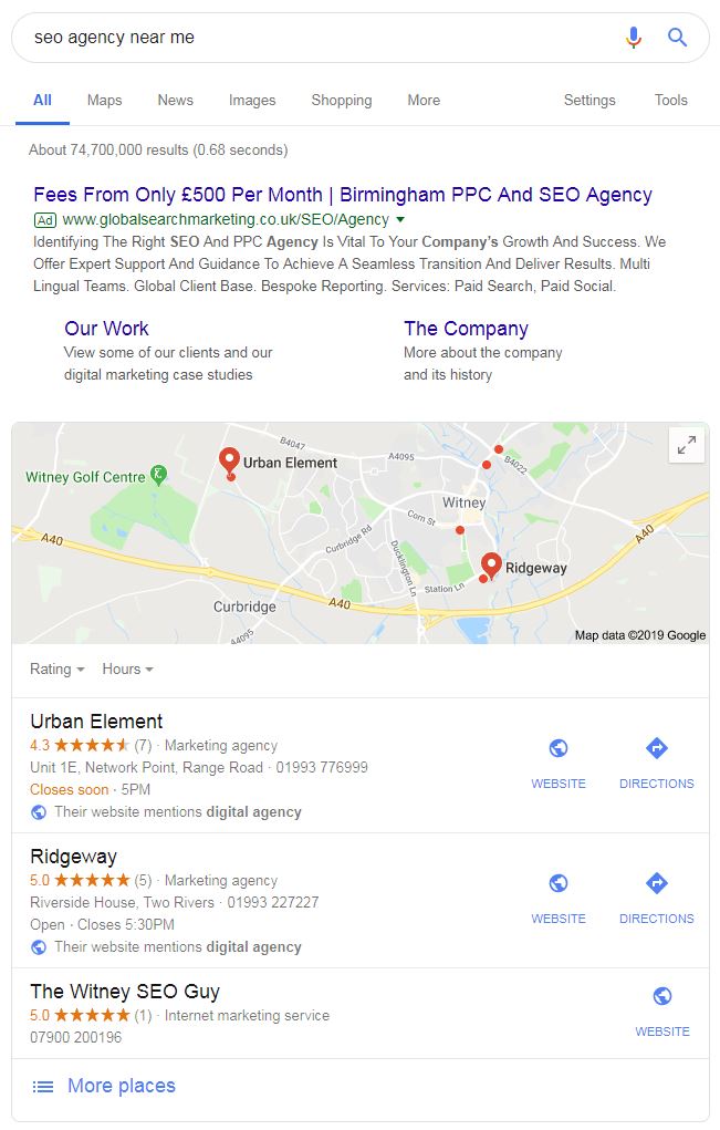 SEO Agency near me