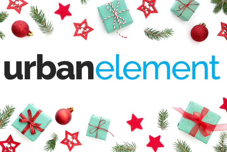 Urban Element with Christmas branding theme